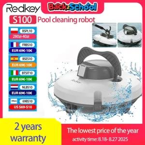 Cordless Robotic Pool Cleaner Vacuum