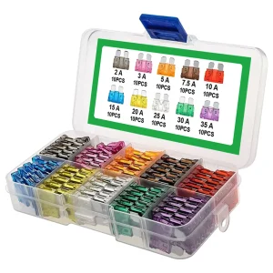 10 Blade Type Fuse Assorted Kit with Box